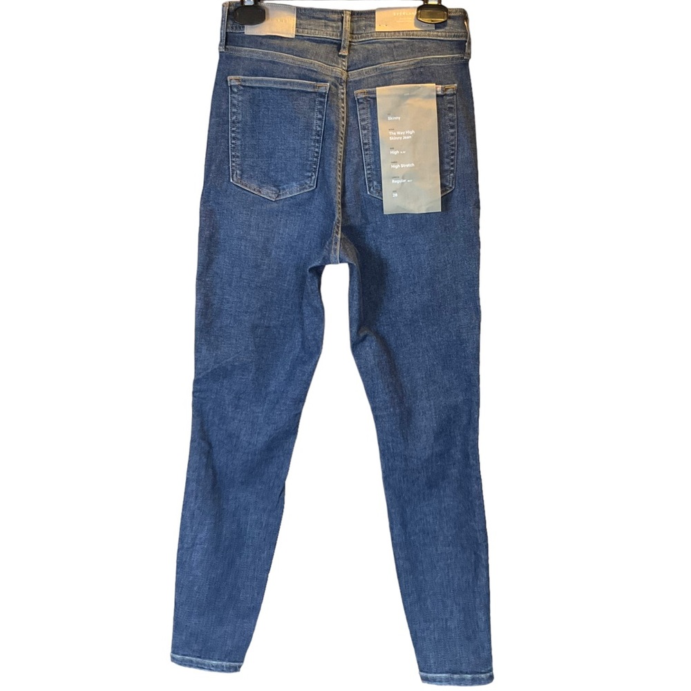 NWT Everlane The Way-High® Clean Front Skinny Jean Vintage Blue Women's … - Picture 11 of 16